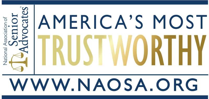 America’s Most Trustworthy member mark from the National Association of Senior Advocates