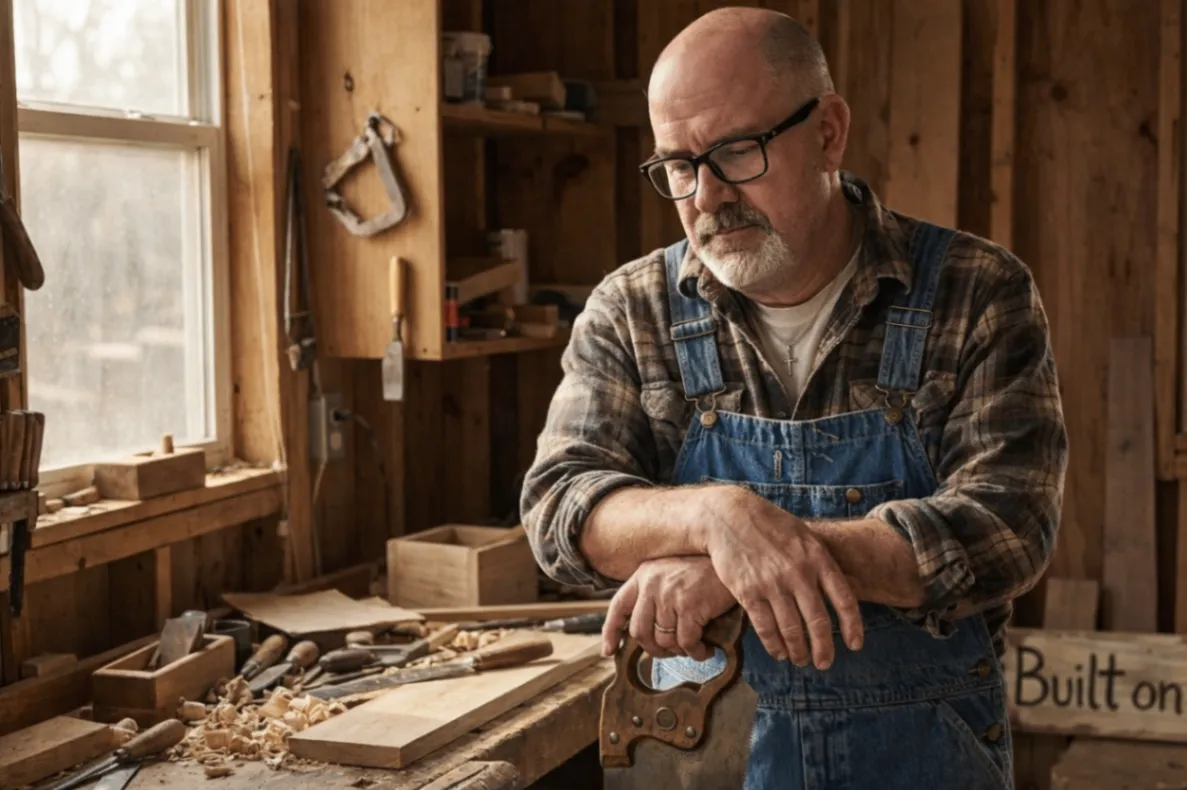 Handyman in Workshop