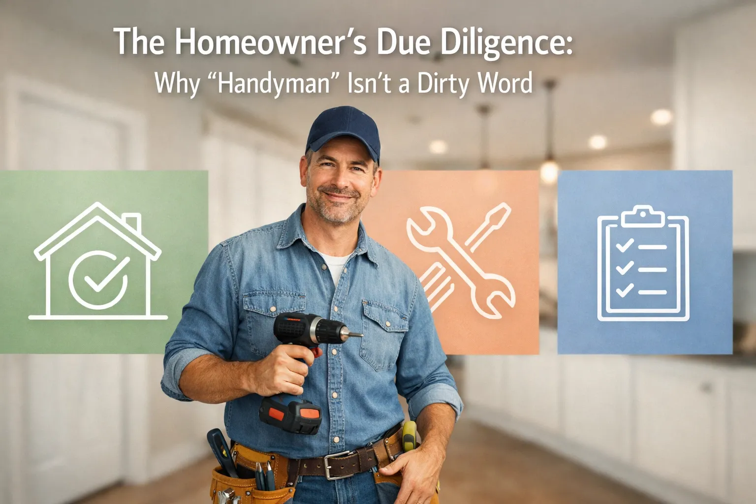 Illustrated guide about choosing a qualified professional handyman