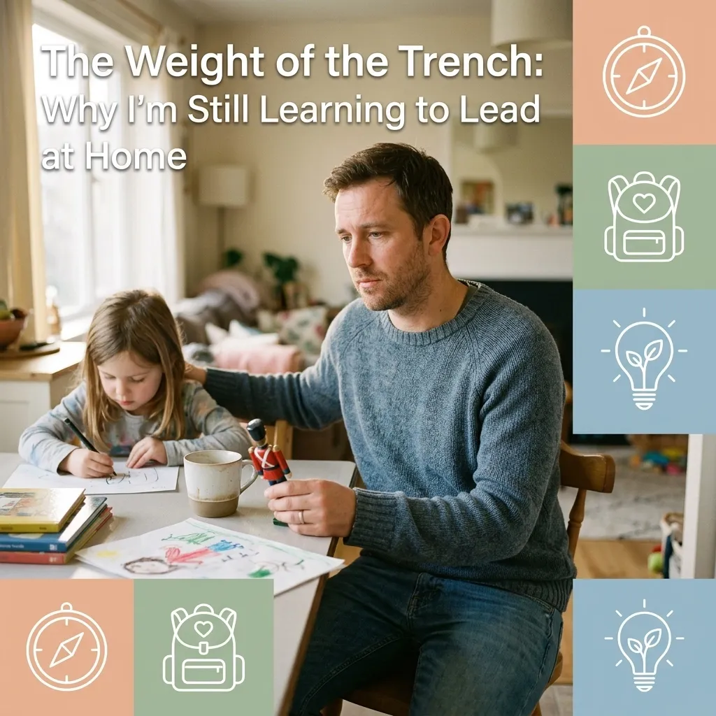 Illustrated article about learning to lead at home